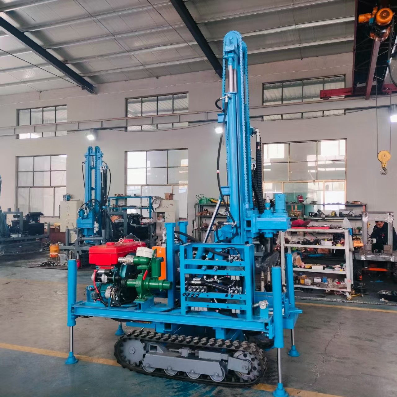 CY-180Q Type Water Gas Dual Use Fully Hydraulic Water Well Drilling Machine