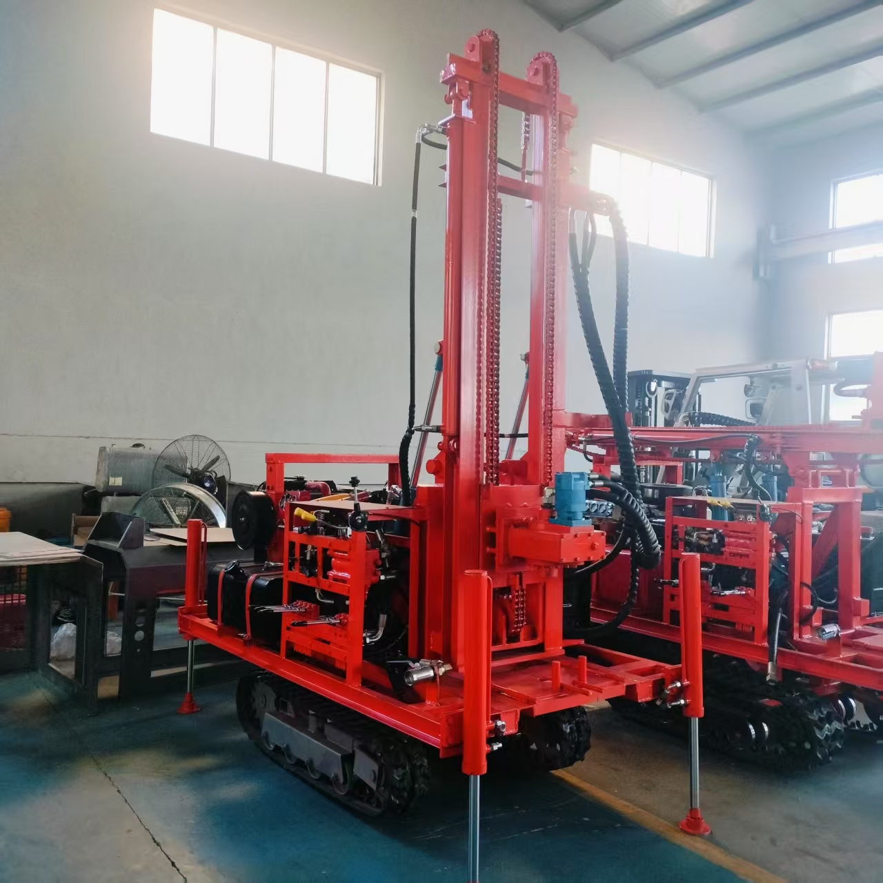 CY-200Q Type Water Gas Dual Use Fully Hydraulic Water Well Drilling Machine