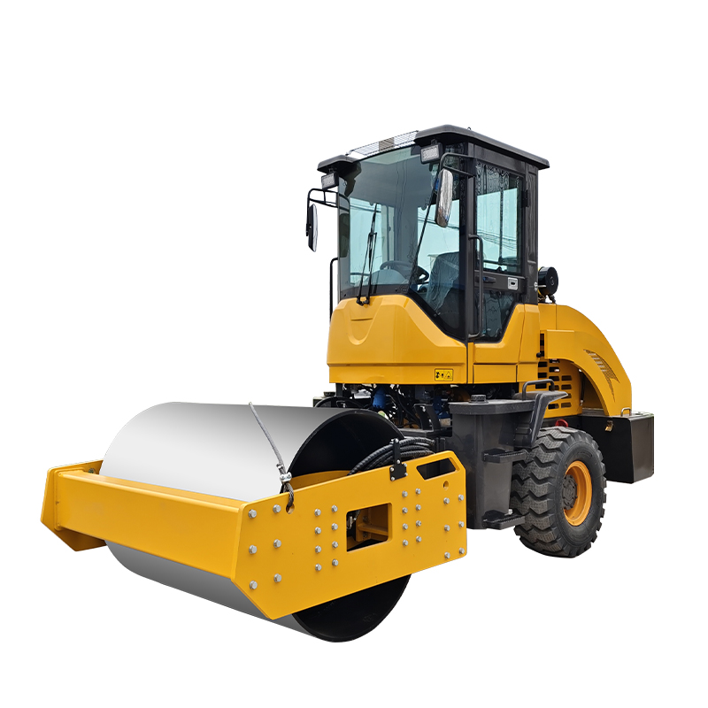 Single steel wheel road roller 4 tons