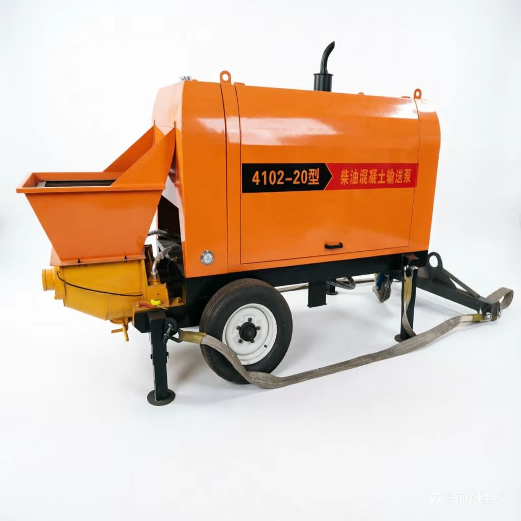 Concrete delivery pump